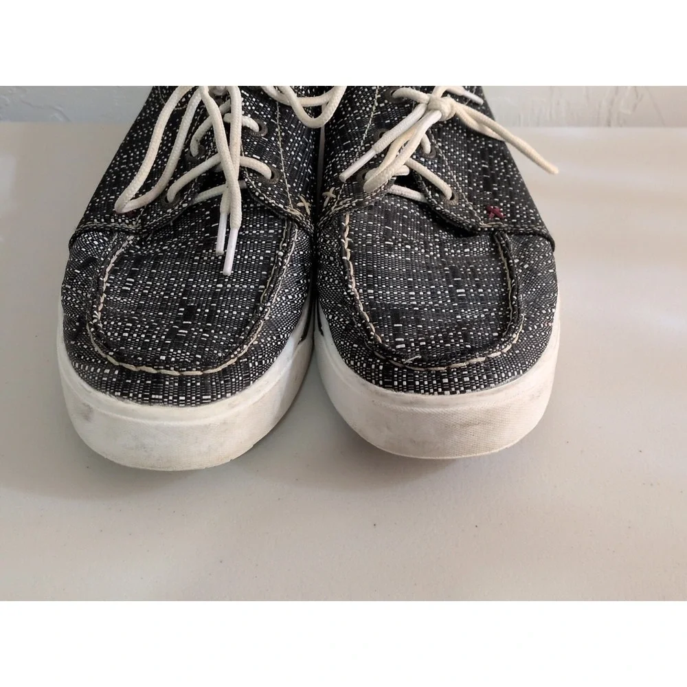 Twisted X Men's Boat Shoe  Moccasins with an‎ ecoTWX Tweed Upper Size 10M